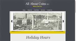 Desktop Screenshot of allaboutcoins.com